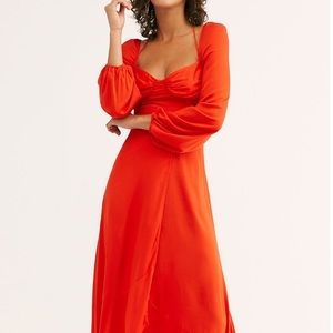 Free People This Is Love Midi Dress